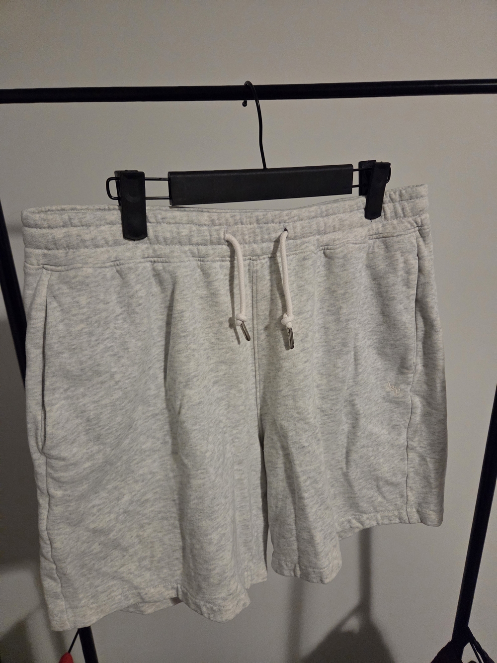 Abercrombie & Fitch Light Gray Men’s Fleece Shorts
